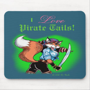 Alfombrilla De Ratón El pirata ata Mousepad