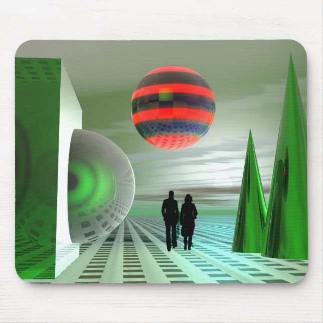 Alfombrilla De Ratón El planeta verde (Frente)