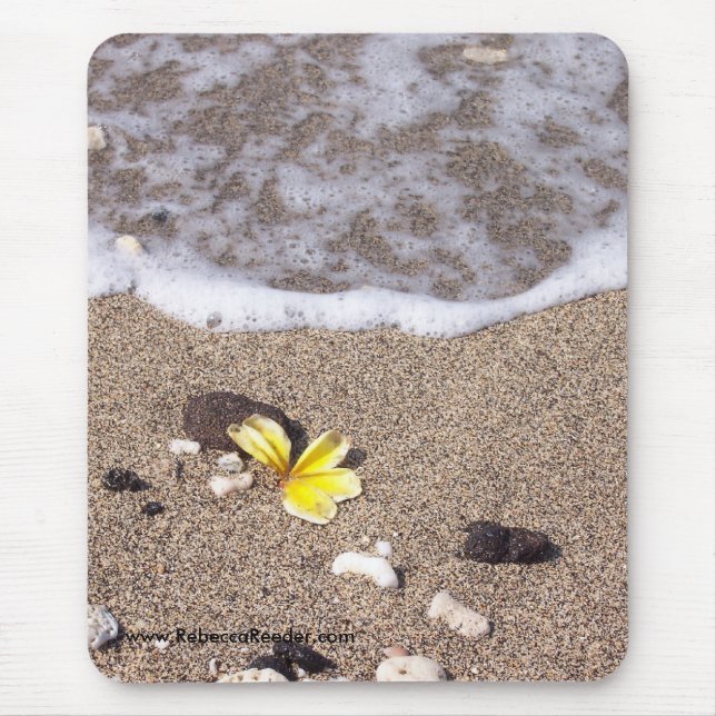 Alfombrilla De Ratón El Plumeria se lava en tierra (Frente)