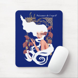 Alfombrilla De Ratón El poder de la mente Art Nouveau