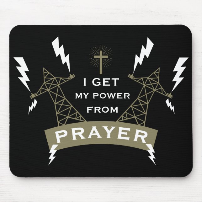 Alfombrilla De Ratón El poder de la oración (Frente)