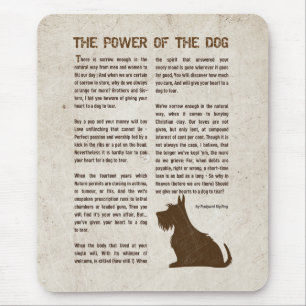 Alfombrilla De Ratón El poder del perro Poema - Rudyard Kipling 
