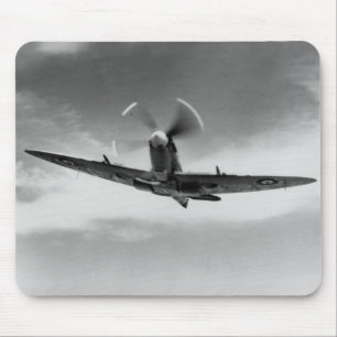 Alfombrilla De Ratón "El poder y el Spitfire WW2 de Supermarine de la