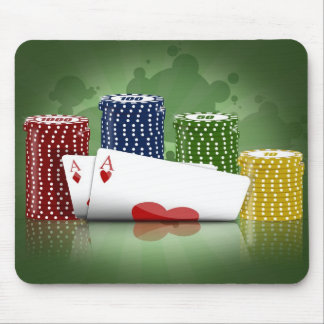 Alfombrilla De Ratón El póker los sostiene Mousepad
