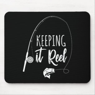 Alfombrilla De Ratón El polo de pesca divertida mantiene su regalo de C