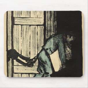 Alfombrilla De Ratón El poner cogido hombre encima de los posters