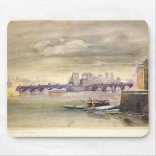 Alfombrilla De Ratón El Pont-Neuf y el Ile de la Cite, 1881