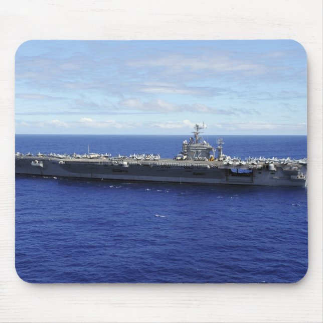Alfombrilla De Ratón El portaaviones USS Abraham Lincoln 2 (Frente)