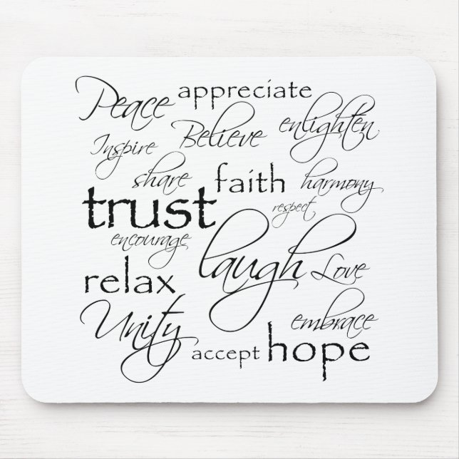 Alfombrilla De Ratón El positivo redacta artículos (Frente)