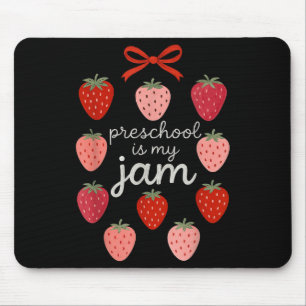 Alfombrilla De Ratón El Preescolar Es Mi Jam Strawberry Teacher Primer