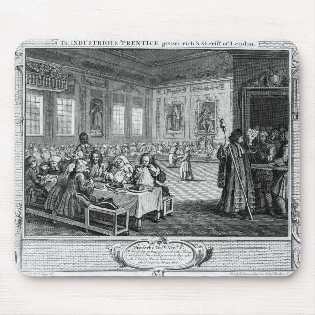 Alfombrilla De Ratón El 'Prentice industrioso crecido rico (Frente)