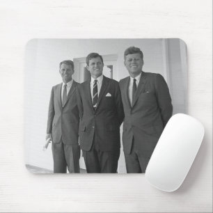 Alfombrilla De Ratón El presidente de América John Kennedy y hermanos,