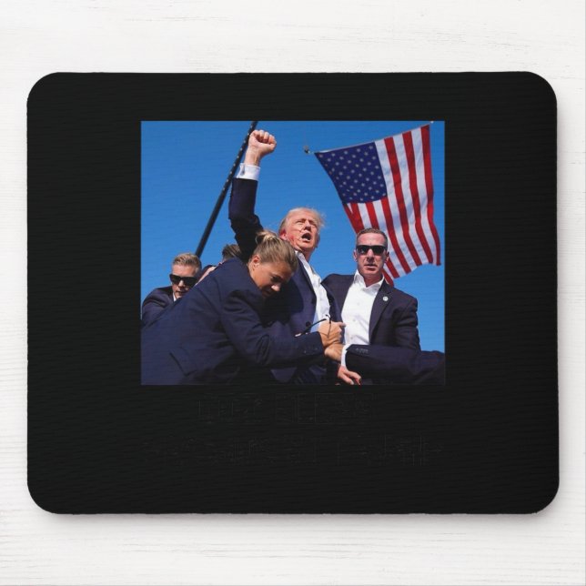 Alfombrilla De Ratón El presidente valiente Trump (Frente)