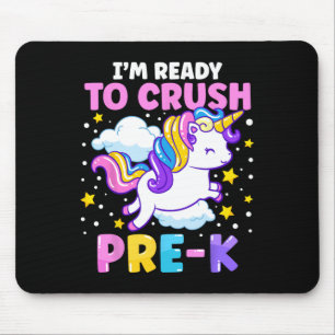 Alfombrilla De Ratón El primer día de la escuela preescolar estoy listo
