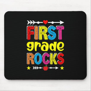 Alfombrilla De Ratón El primer grado del rock de vuelta a la escuela