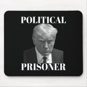 Alfombrilla De Ratón El prisionero Donald J. Trump Black &amp; Mugshot 