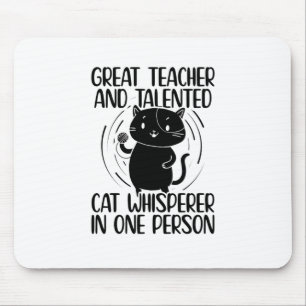 Alfombrilla De Ratón El profesor Cat Lover   Gatos Mascotas Gatitos Reg
