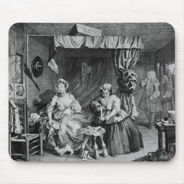 Alfombrilla De Ratón El progreso de un Harlot (Frente)