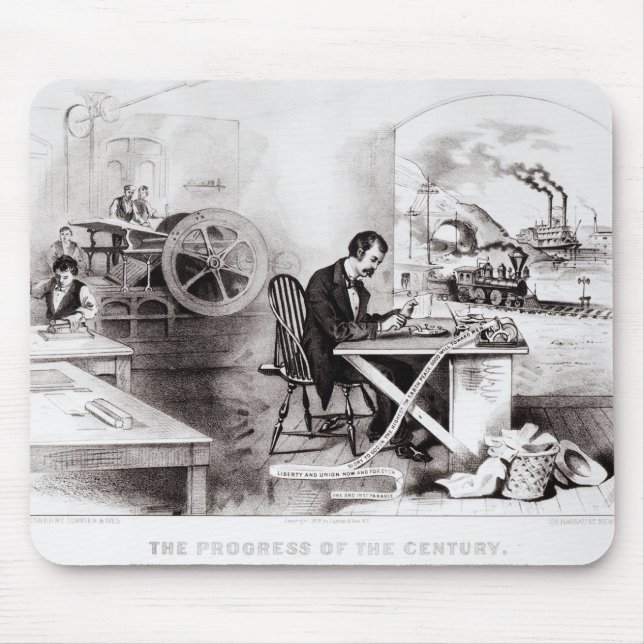 Alfombrilla De Ratón El progreso del siglo (Frente)