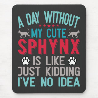Alfombrilla De Ratón El propietario canadiense de Sfinx Sairless Sphynx