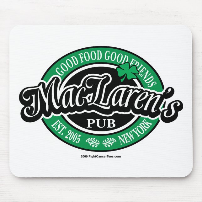 Alfombrilla De Ratón El Pub de MacLaren (Frente)