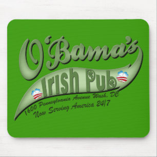 Alfombrilla De Ratón El pub irlandés de O'bama