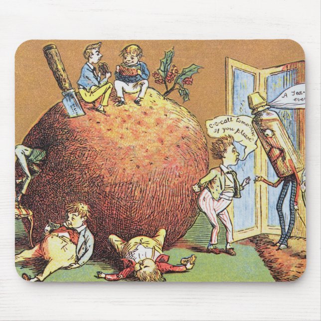 Alfombrilla De Ratón El pudín del navidad (Frente)