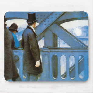 Alfombrilla De Ratón El puente de Europa de Gustave Caillebotte