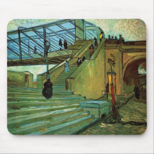 Alfombrilla De Ratón El puente de Trinquetaille por Vincent van Gogh