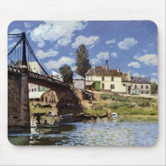 Alfombrilla De Ratón El puente de Villeneuve-la-Garenne