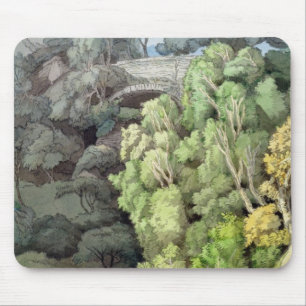 Alfombrilla De Ratón El puente del diablo, 1810 (w/c con la pluma y la