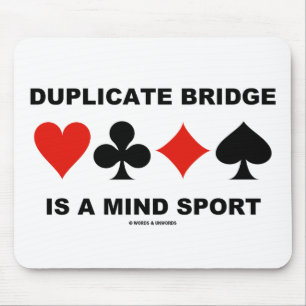 Alfombrilla De Ratón El puente duplicado es un deporte de la mente (los