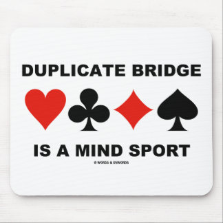 Alfombrilla De Ratón El puente duplicado es un deporte de la mente (los