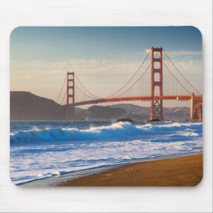 Alfombrilla De Ratón El puente Golden Gate desde Baker Beach