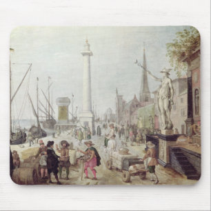 Alfombrilla De Ratón El puerto antiguo de Amberes