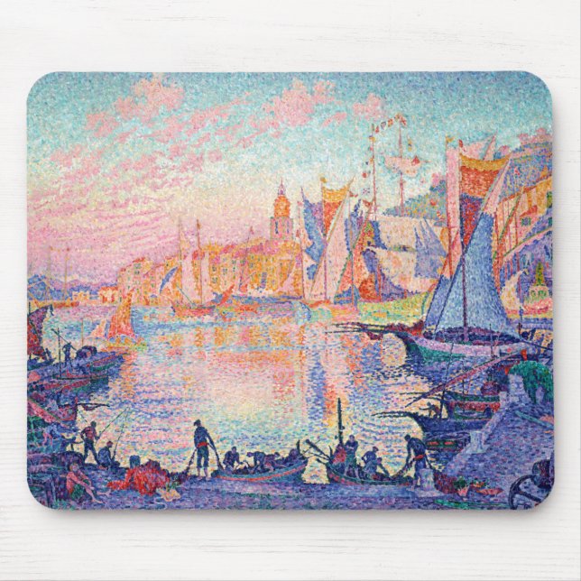 Alfombrilla De Ratón El puerto de Saint-Tropez, Signac (Frente)