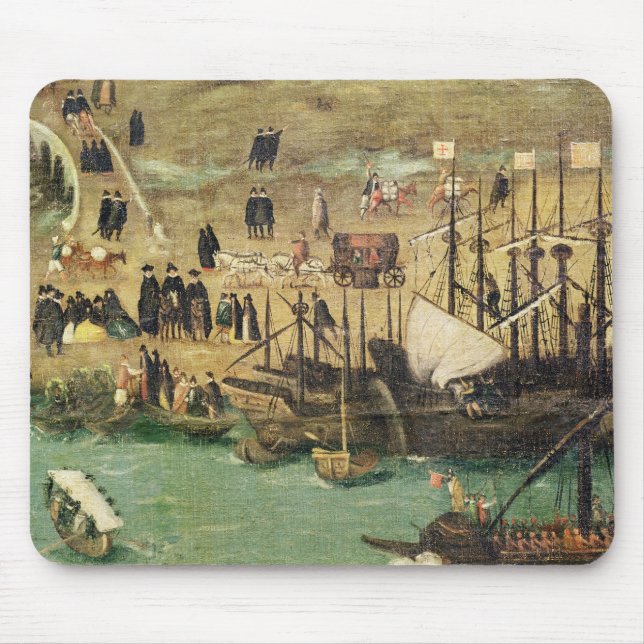 Alfombrilla De Ratón El puerto de Sevilla, c.1590 (Frente)