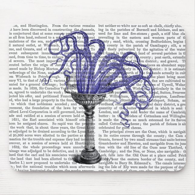 Alfombrilla De Ratón El pulpo en el manto (Frente)