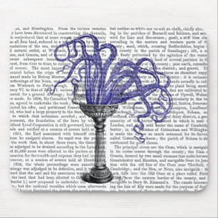 Alfombrilla De Ratón El pulpo en rosado