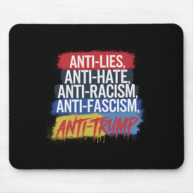 Alfombrilla De Ratón El racismo, el fascismo, resistencia a la protesta (Frente)