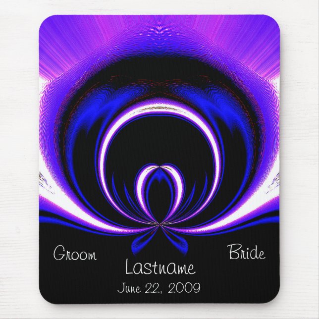 Alfombrilla De Ratón El regalo de boda Mousepad (Frente)