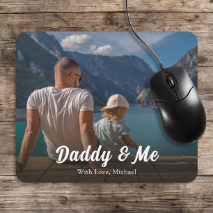 Alfombrilla De Ratón El regalo de papá personalizado de papi y yo