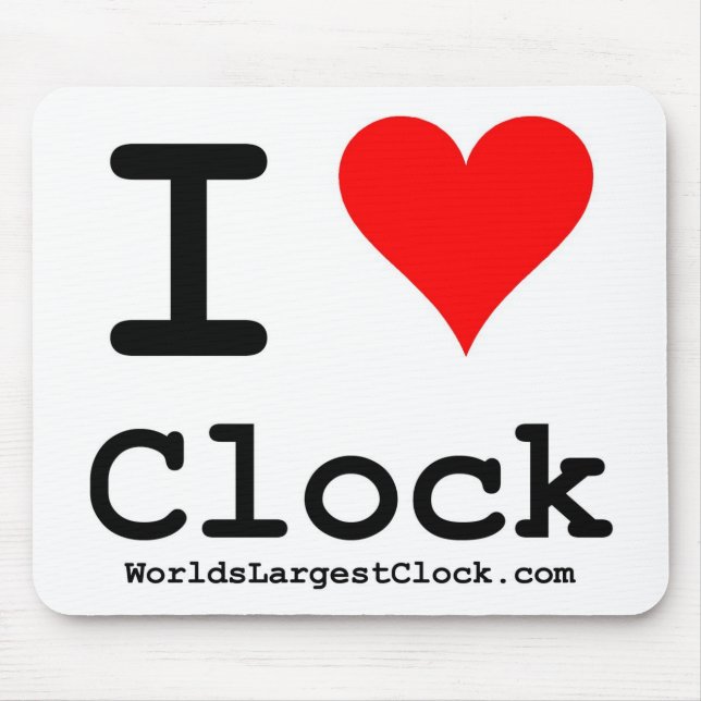 Alfombrilla De Ratón El reloj más grande Mousepad del mundo (Frente)