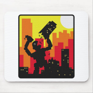 Alfombrilla De Ratón El robot destruye