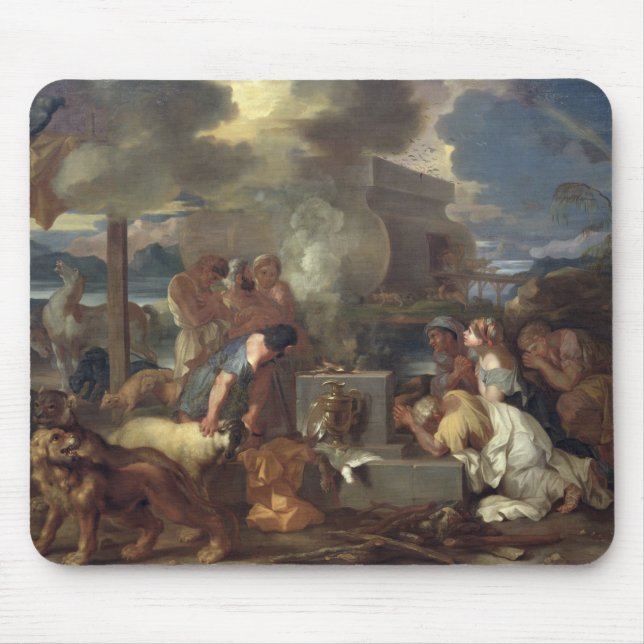 Alfombrilla De Ratón El sacrificio de Noah, c.1640 (Frente)