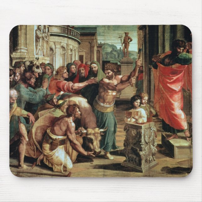 Alfombrilla De Ratón El sacrificio en Lystra (dibujo animado para el (Frente)