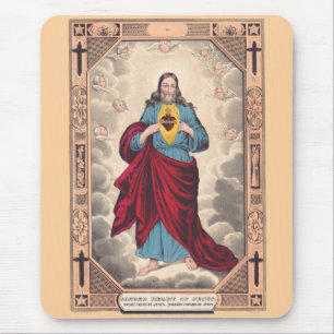 Alfombrilla De Ratón El Sagrado Corazón de Jesús