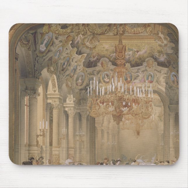Alfombrilla De Ratón El salón de la ópera durante el intervalo (Frente)