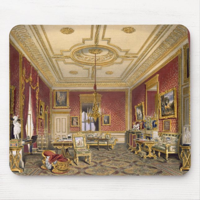 Alfombrilla De Ratón El salón privado de la reina, castillo de Windsor, (Frente)