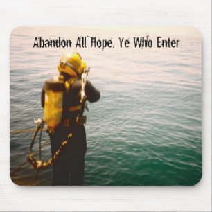 Alfombrilla De Ratón El salpicar del buceador del golfo